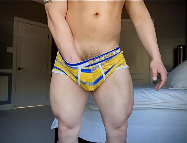 Who’s helping me oil up? by thighsguy