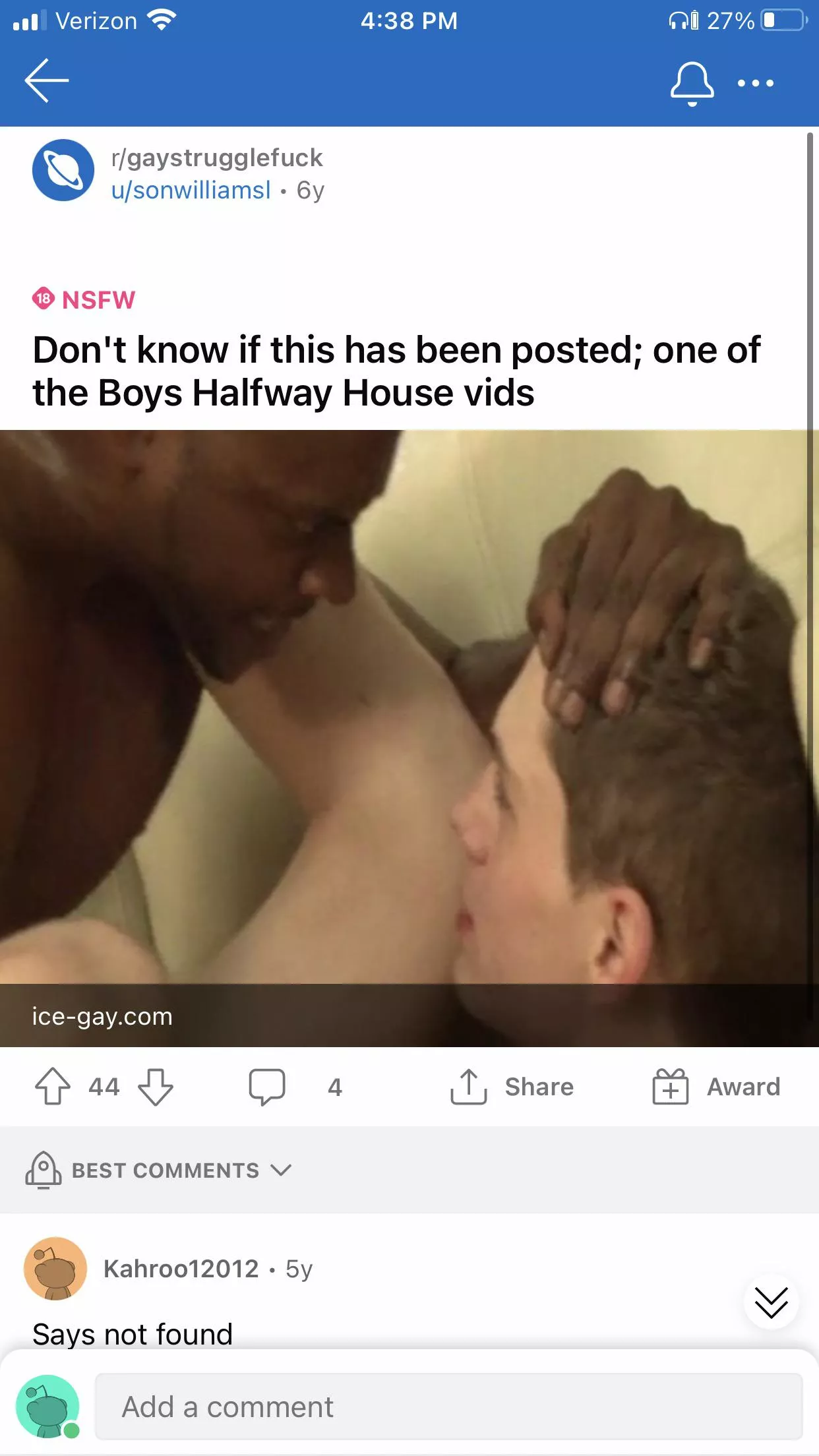 Who’s the man? Who’s the bottom?WHERE’S THE VID? been told it is not actually boys halfway house vid. The top has been in lots of vids, who’s the pretty bottom?? posted by Sissyfromhell