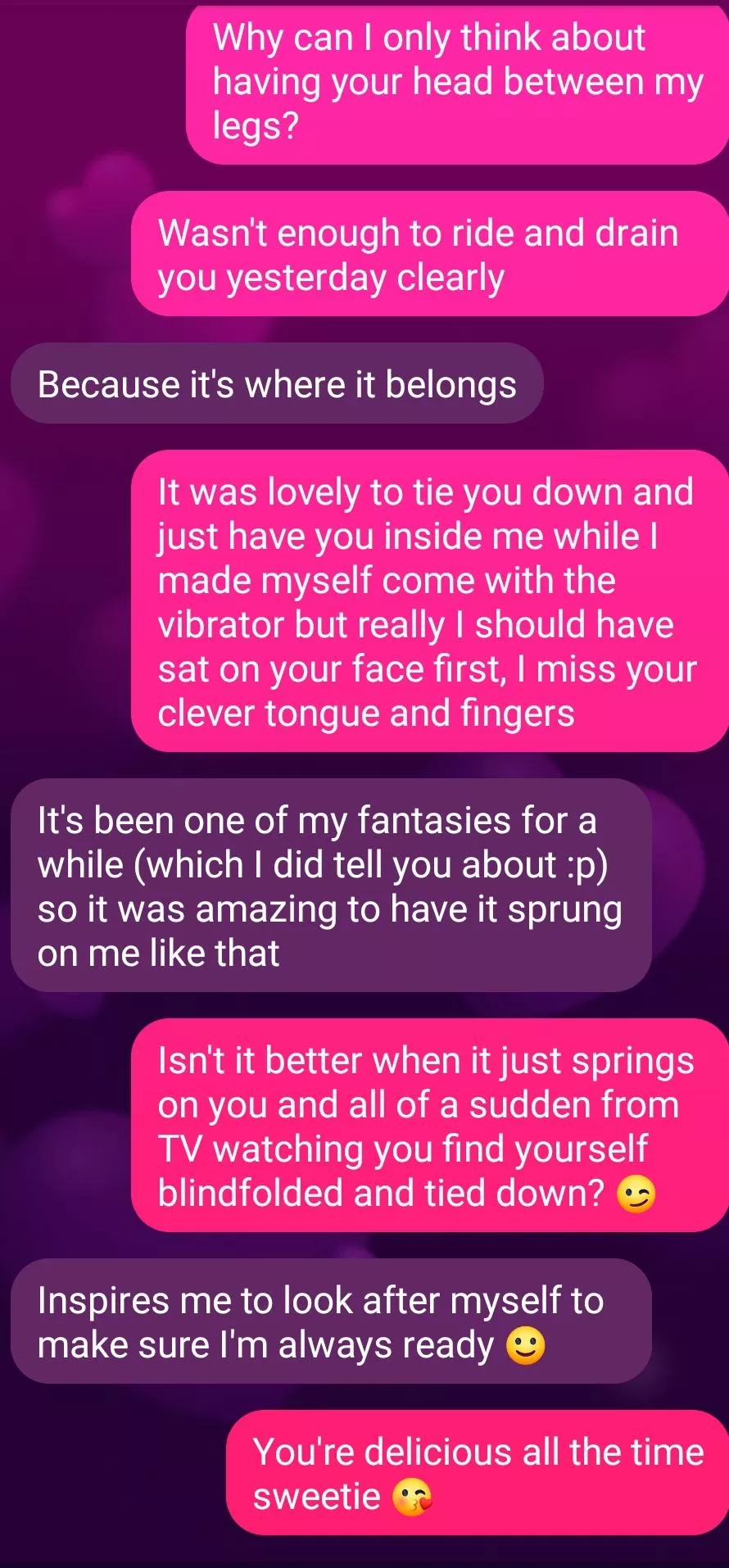 Why can I only think about having your head between my legs? posted by Ayne-Yuki