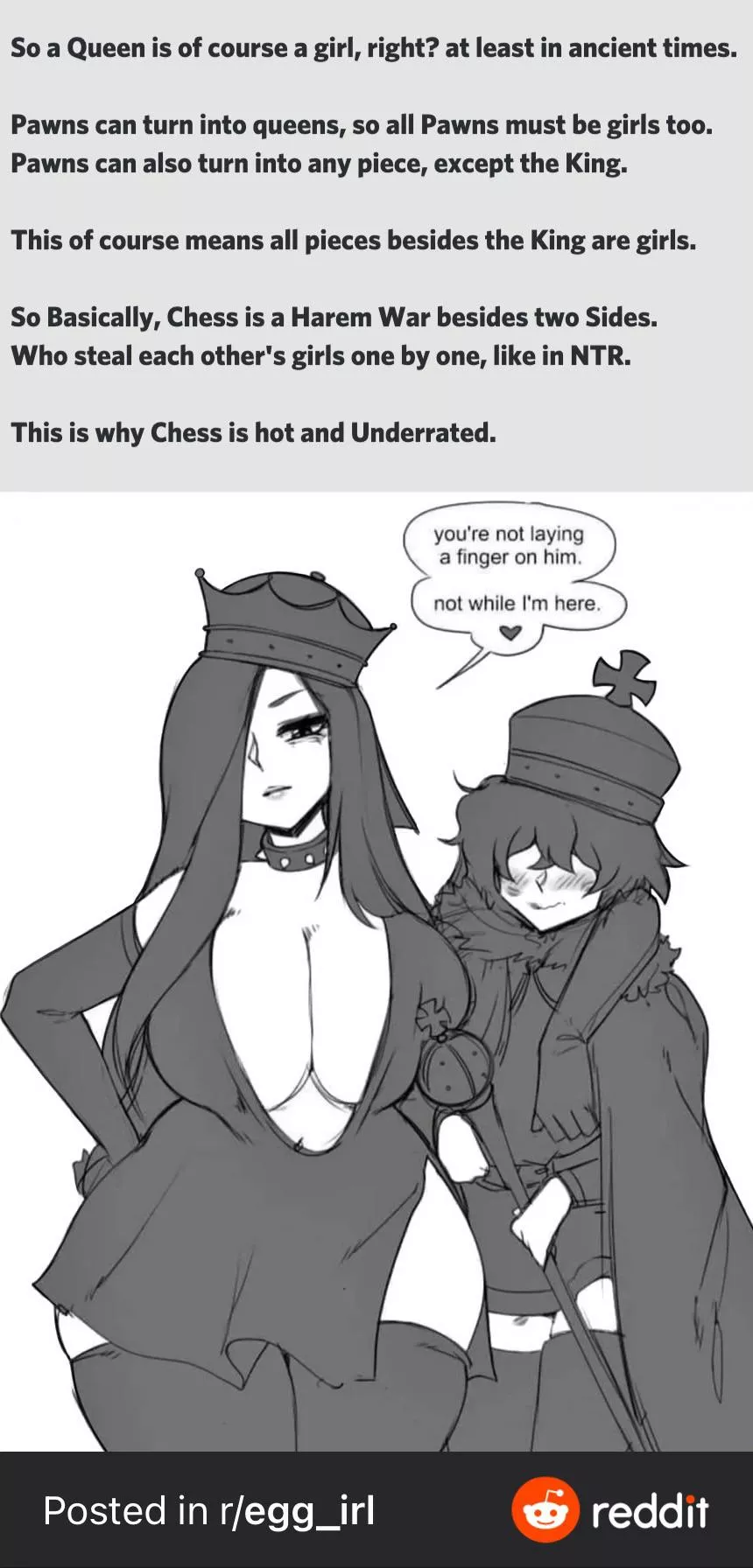 why chess make my peepee hard posted by interstellarhighway