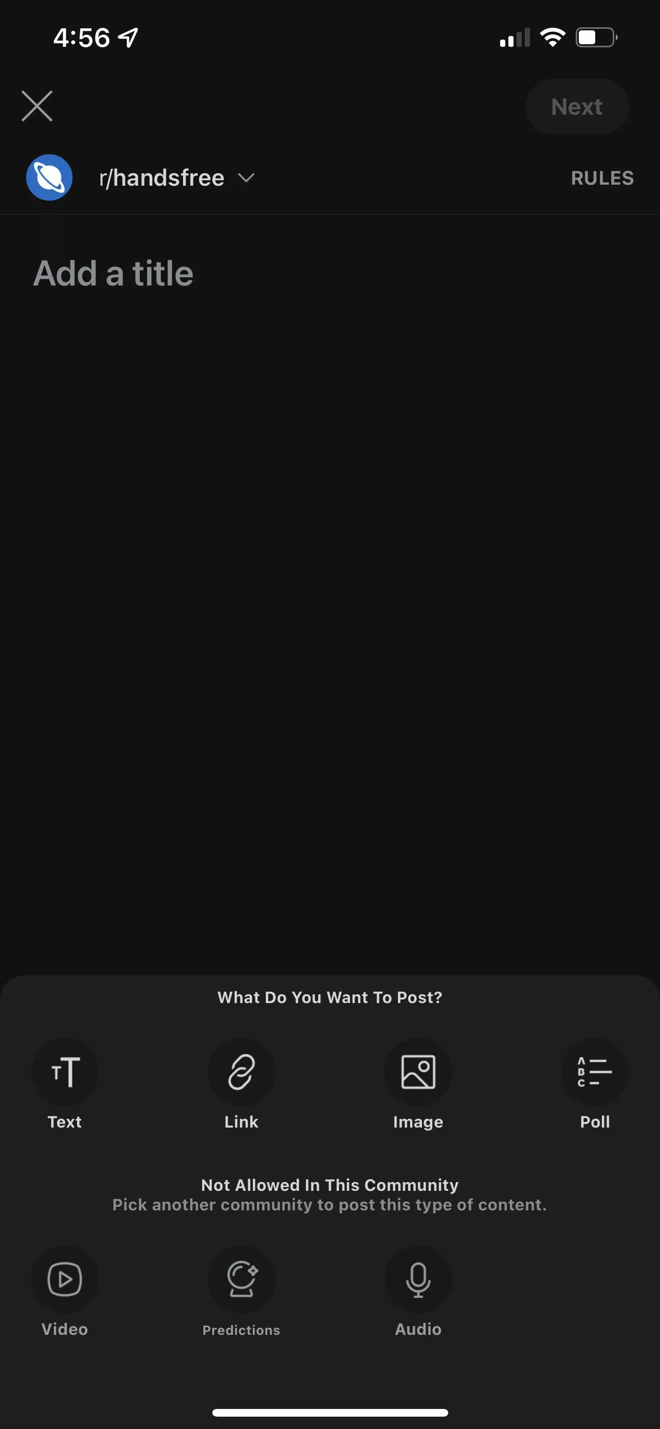 Why do I keep getting told no videos are allowed in this group? posted by mallarkd