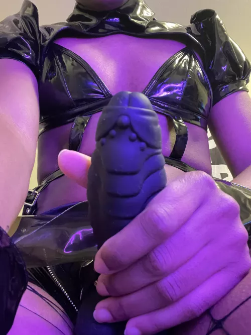 Why don't you get down on your knees and take a good look at my dragon cock by Allmyni