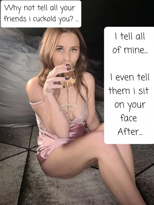 Why don't you tell your friends? by cheeeeekymissy