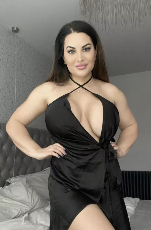 Why look into my eyes when I have tits like these? by Yourstep-mom