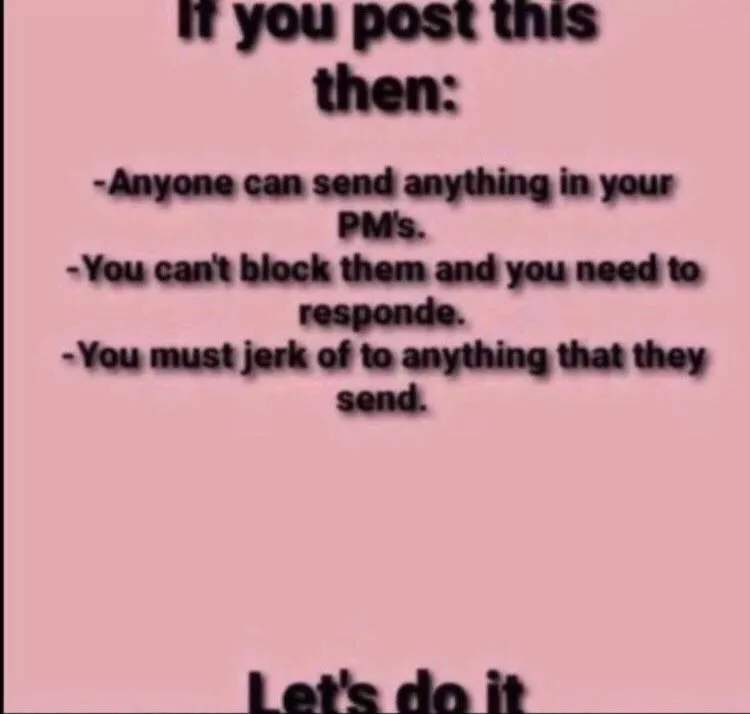 Why not posted by Brief-Yogurt7543