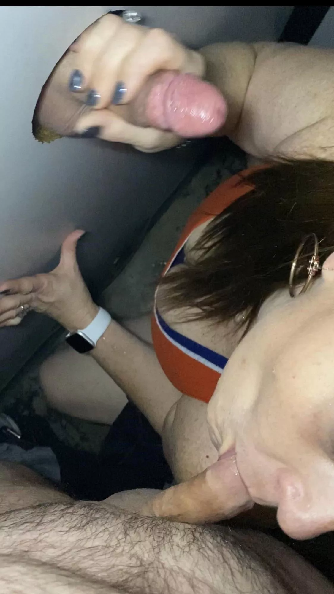 Why only suck one cock at the gloryhole? posted by koosika