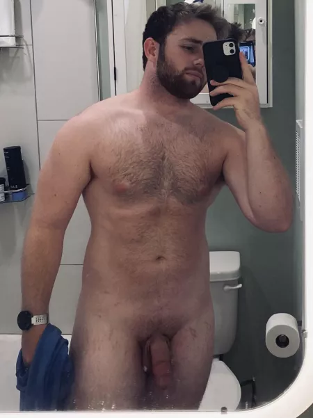 Why wear a shirt when you can hold it? by Pen112