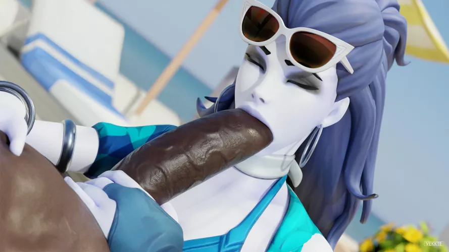 Widow sucking on BBC by nickng98
