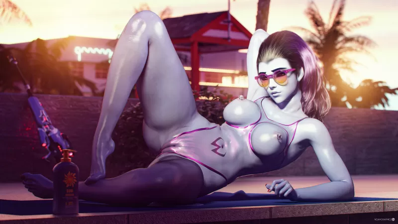 Widowmaker - Pool Party (Noahgraphicz) by Kuro-Oji