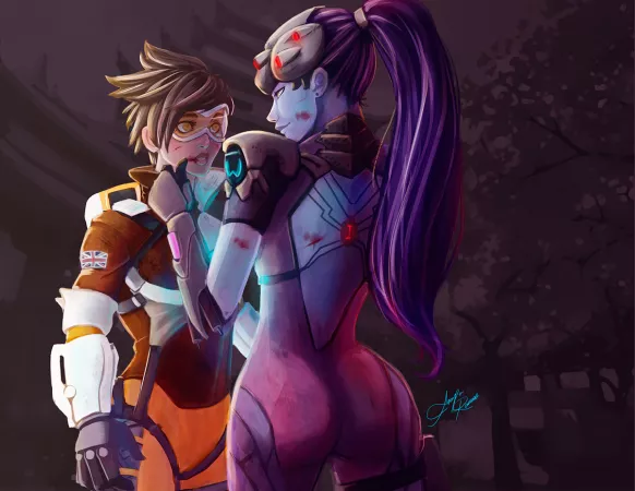 WidowTracer by Ana Patricia Ramos (xpost r/CyberBooty) by Lol33ta