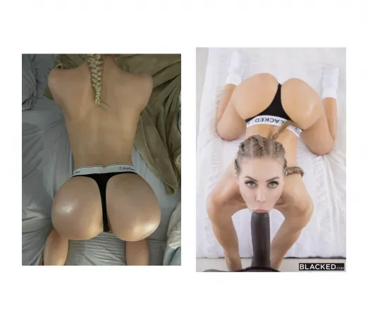 Wife (26F) on the left and Nicole Aniston on right. Both rocking braids and both built for BBC by SlyStag420