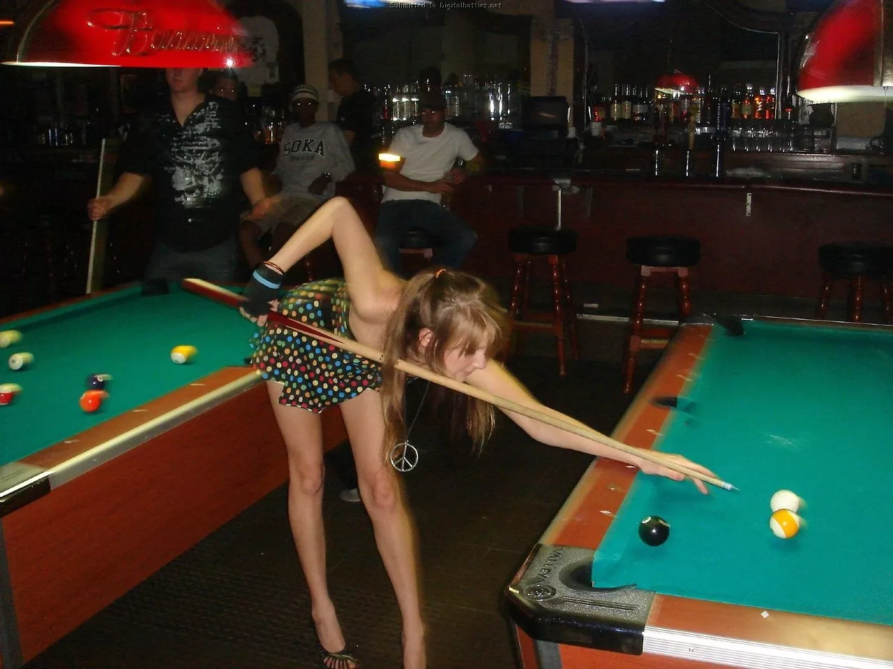 Wife at the bar, playing pool posted by m00nh34dNSFW