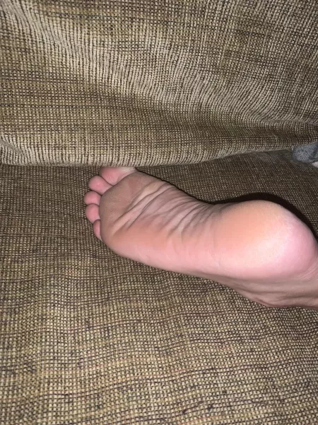 Wife feet while she sleeps. Good place to cum tonight. by BiAlphia