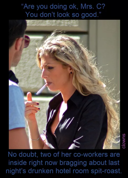 [wife] Fun times around the watercooler today. by clowns4mom