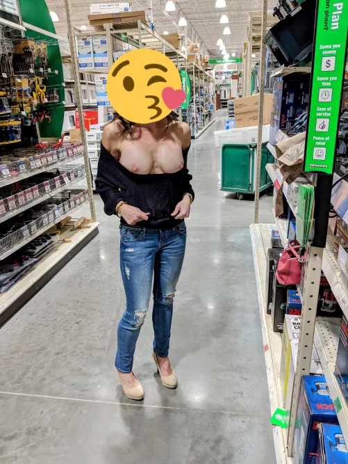 Wi[f]e gets bored in the hardware store by Captain_5