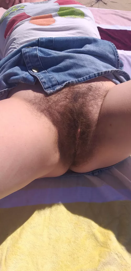 Wife getting some air at the beach by tritech11