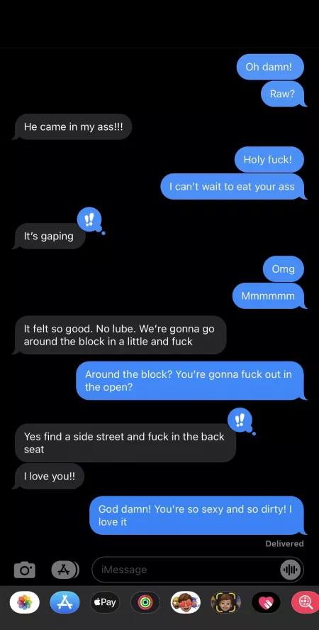 Wife giving me an update of her night with her bull by cpl4fun818