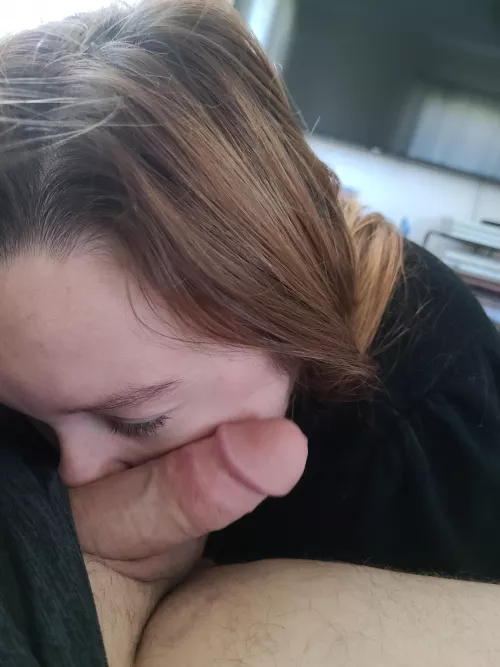 Wife giving me some pre-work lovings. by k4sears