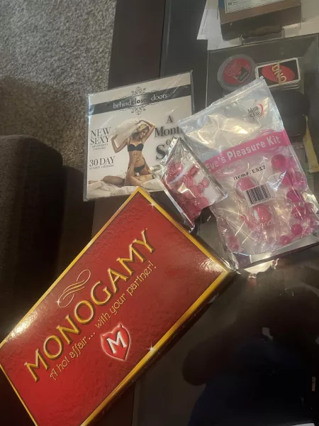 Wife got some this game and some little gadgets for my birthday 🥳 10/10 recommended this game for any couple by Someguyjames1