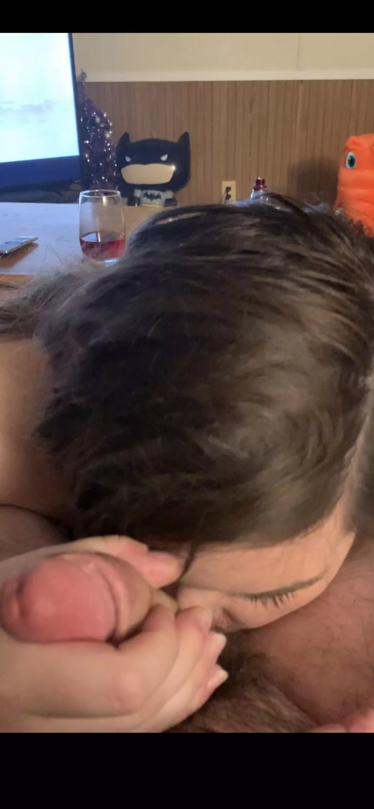 Wife on her knees again, who wants a turn? posted by zzbang3