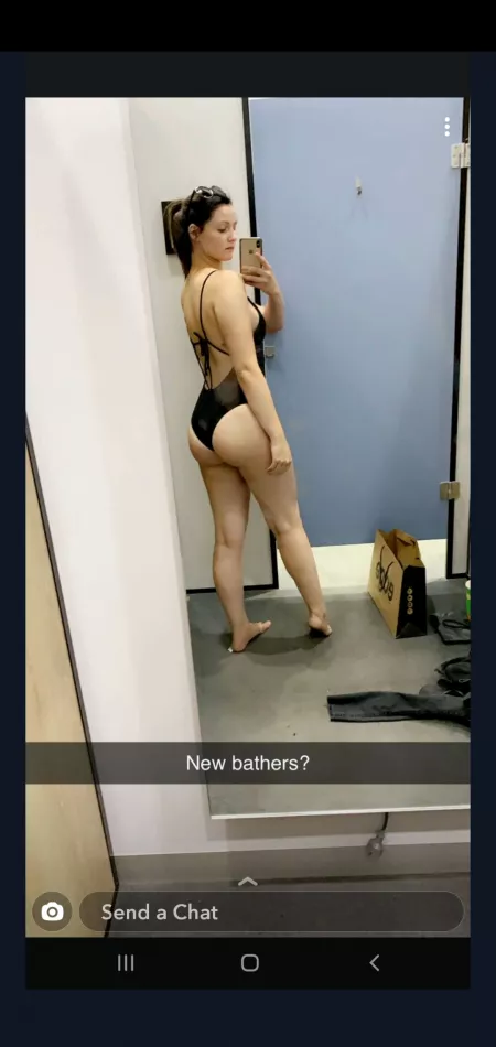 Wife trying on new swimsuit by morgan_smith69
