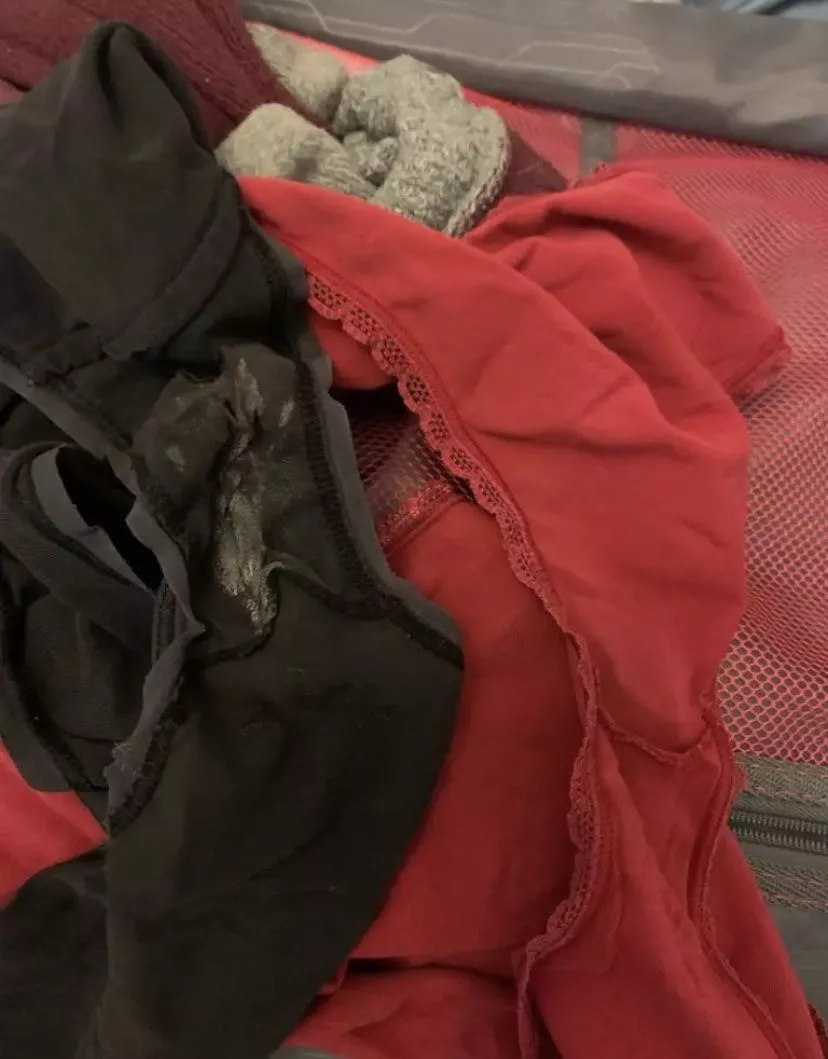 Wife’s dirty knickers….who’d like a sniff 😈 posted by subcom1984