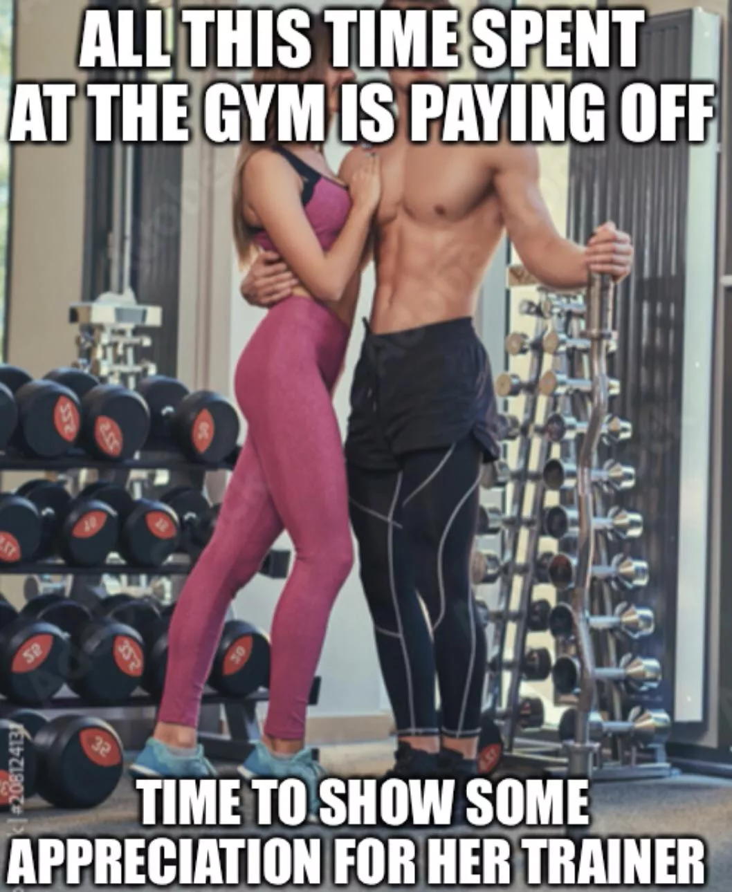 Wifey and personal trainer 😍 posted by mbasi