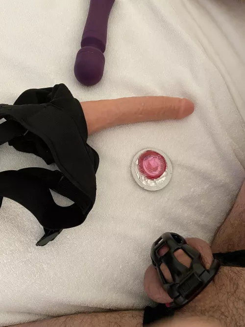 Wifey asked me to get ready, who guessed what happened next? by cagedhubby69