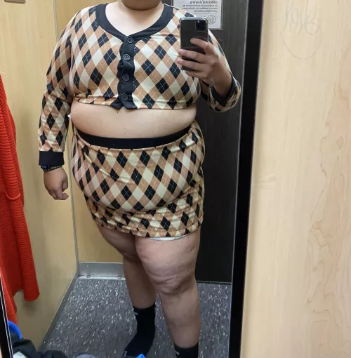 Wifey said finding something sexy/cute our Bull can fuck you in, on our date this weekend. I hope he likes the easy access!😅 by showmeyourtatas69