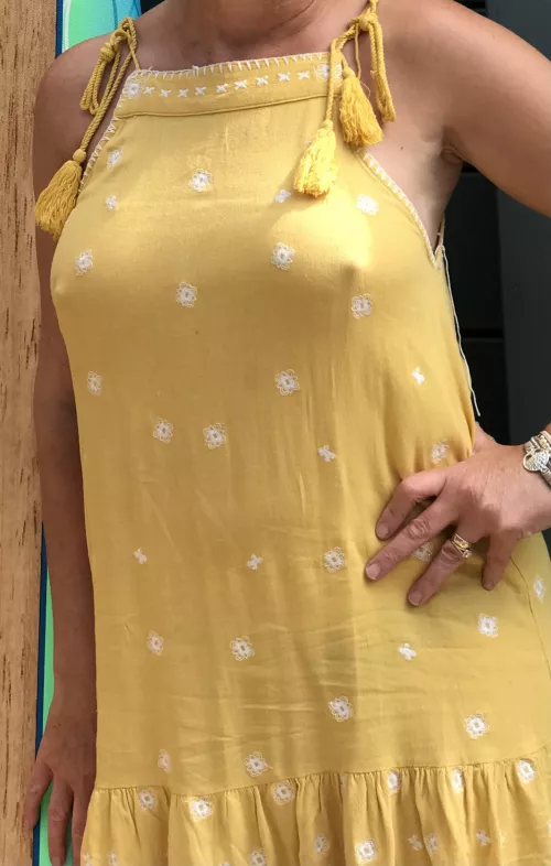 Will anyone even notice that I don’t have a bra on? by East_Count230