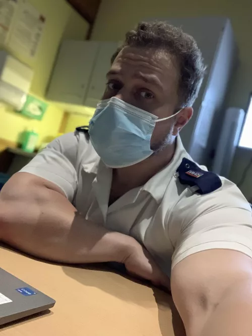 Will need to go up a uniform size soon… 33yo cardiology by bruno6688