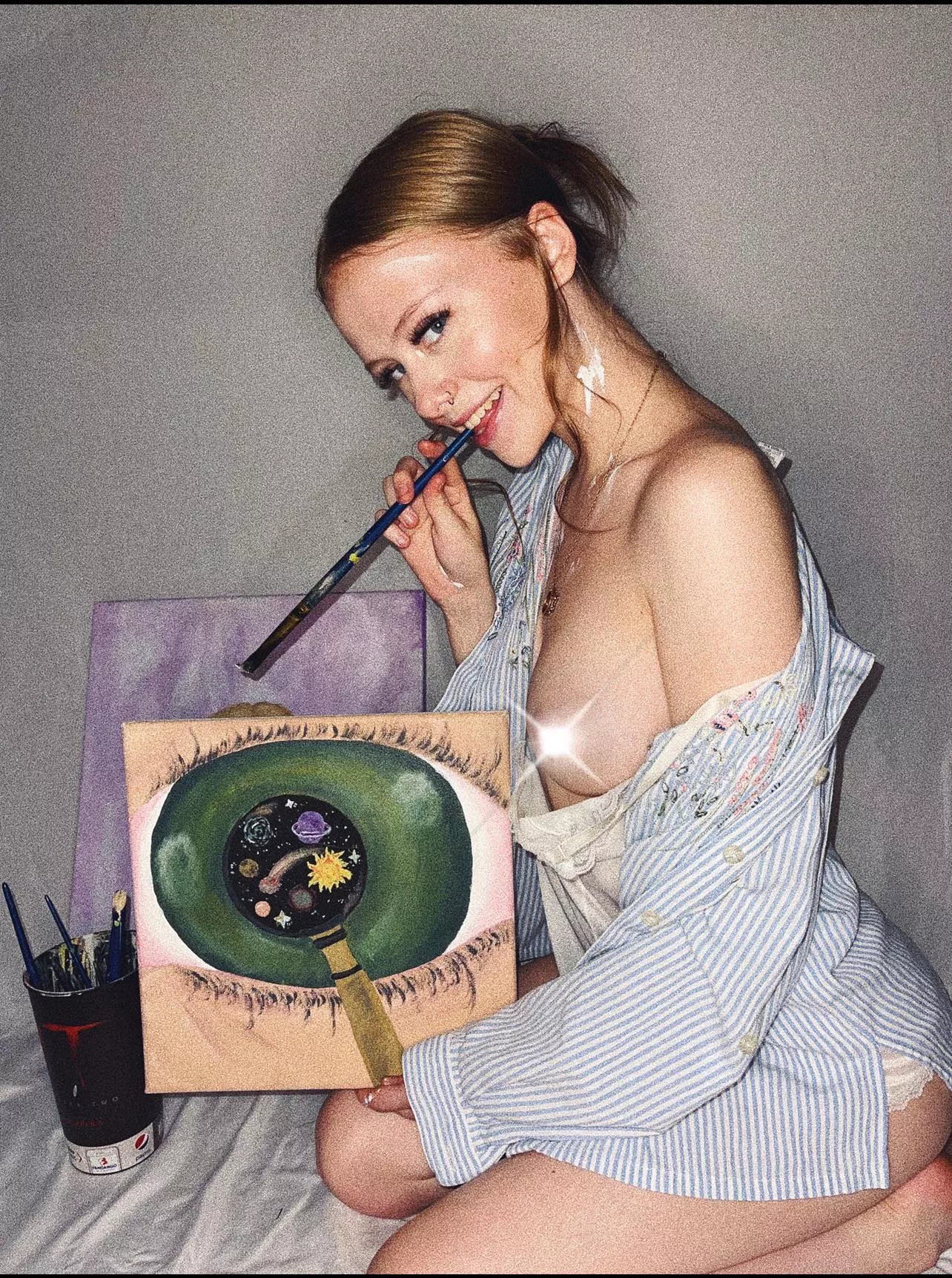 will you be my art teacher? i would love to learn a lesson from you🥺🍒👅🎨💦 posted by LizzyLexAngel