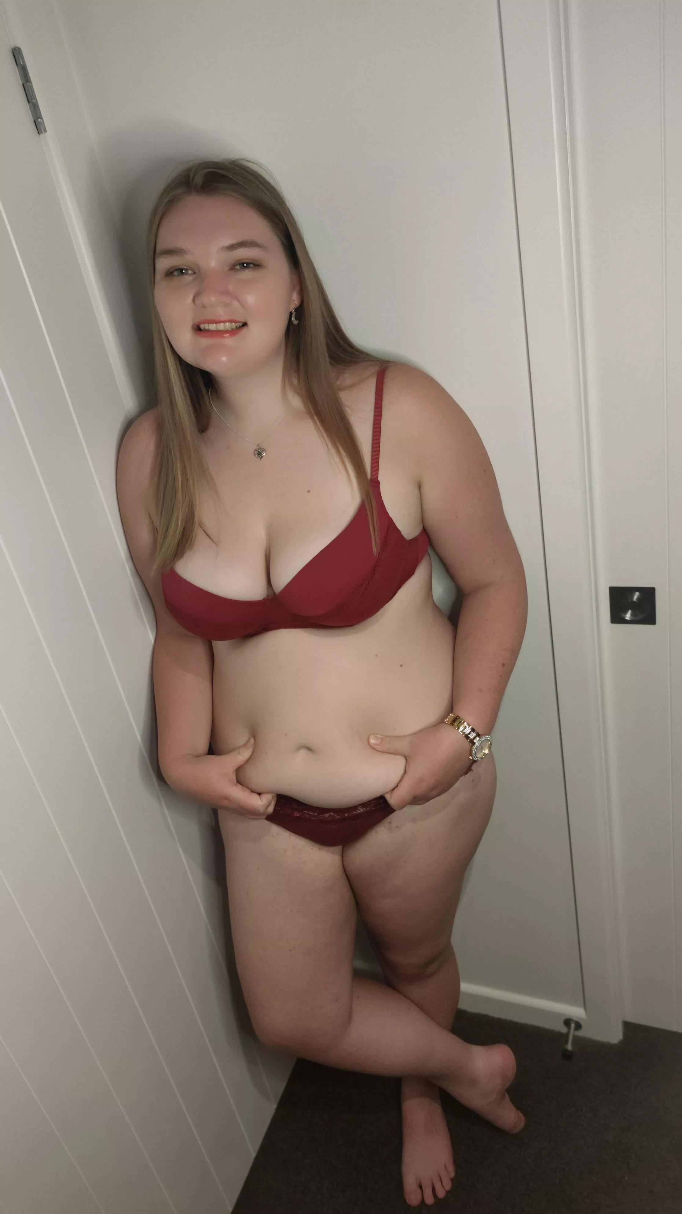 Will you help me squeeze it? 🥺 posted by oxCloverxo