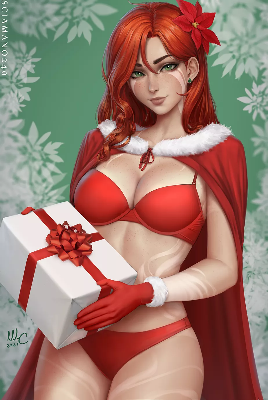 Windranger Arcana Christmas (Sciamano240) [DotA 2] posted by UnmovingGreatLibrary