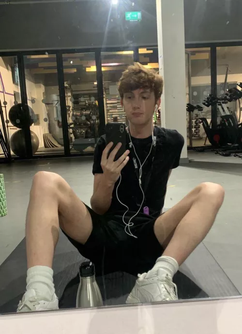 Wish my legs were up against your shoulders in the locker room 😈 by Dillon-Daytona