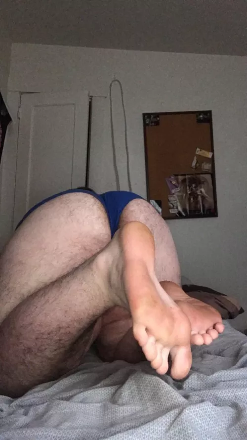 Wish someone would rub them 😜 by PrettyLittBoy