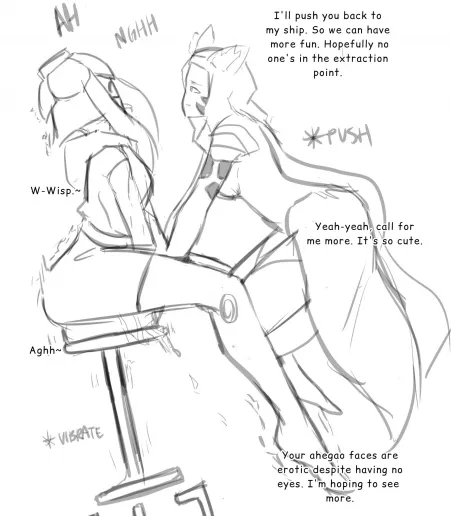 [Wisp] [Ivara] Wisp sticking a vibrator in (Wispy and Ivara) by WispIsTHICC