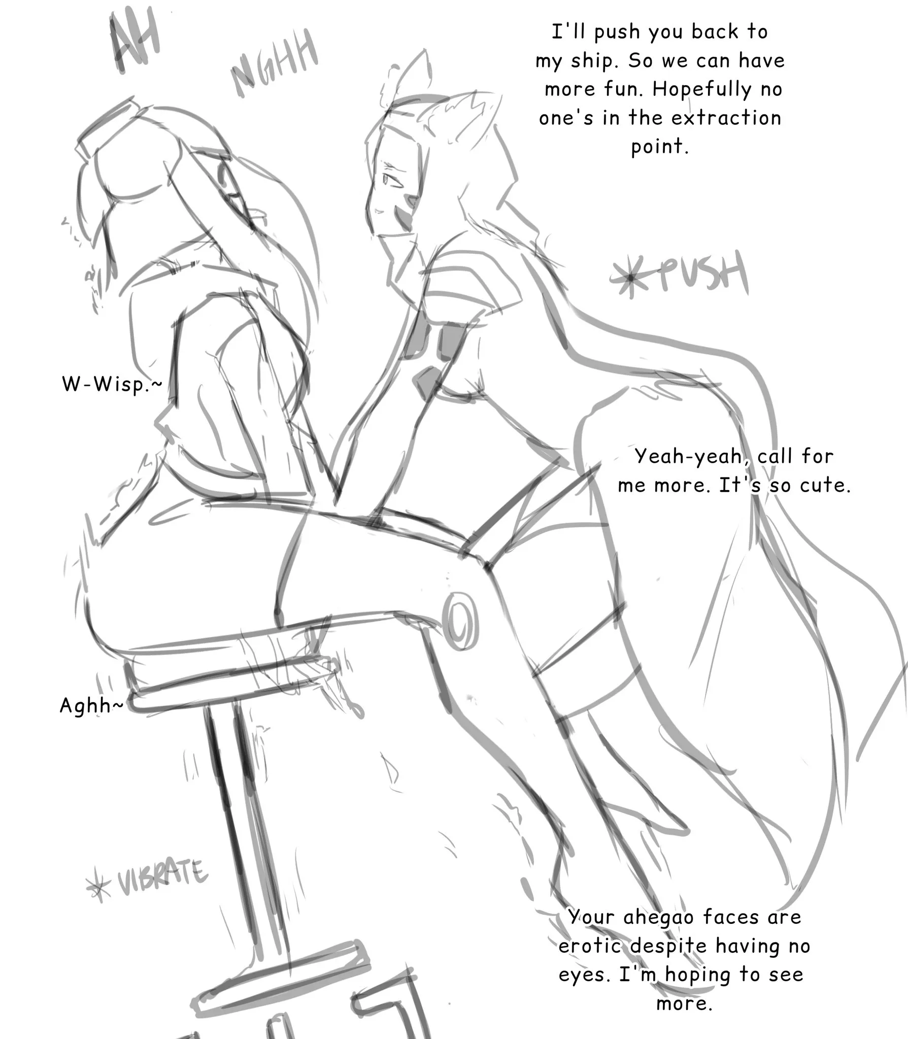 [Wisp] [Ivara] Wisp sticking a vibrator in (Wispy and Ivara) posted by WispIsTHICC