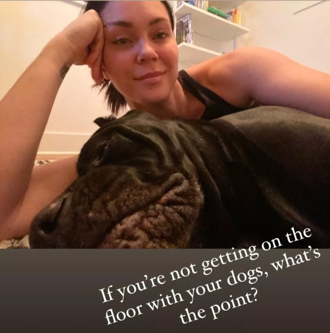 With her puppers... posted by robonez77