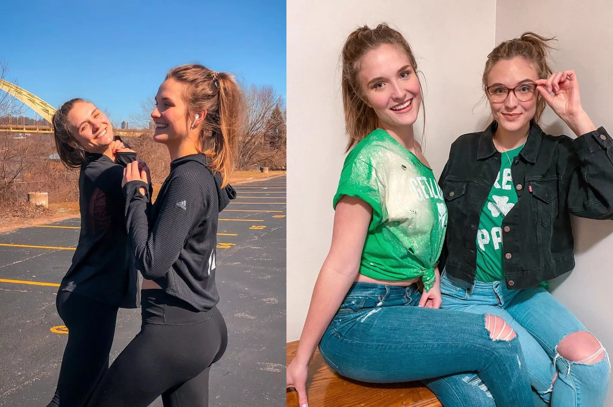 With her sister, Faith (March 2020, via IG) posted by bji787bji