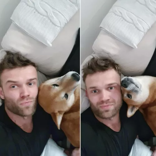 with shiba by hereWeAreXXX