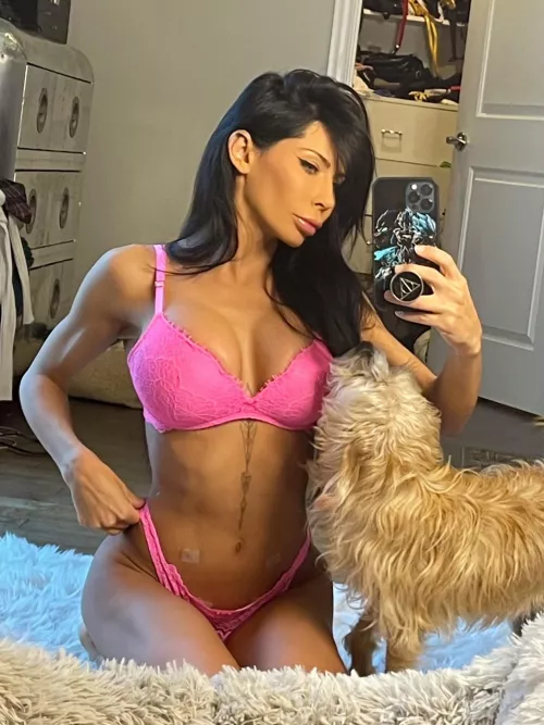 With the pup by Superbot-