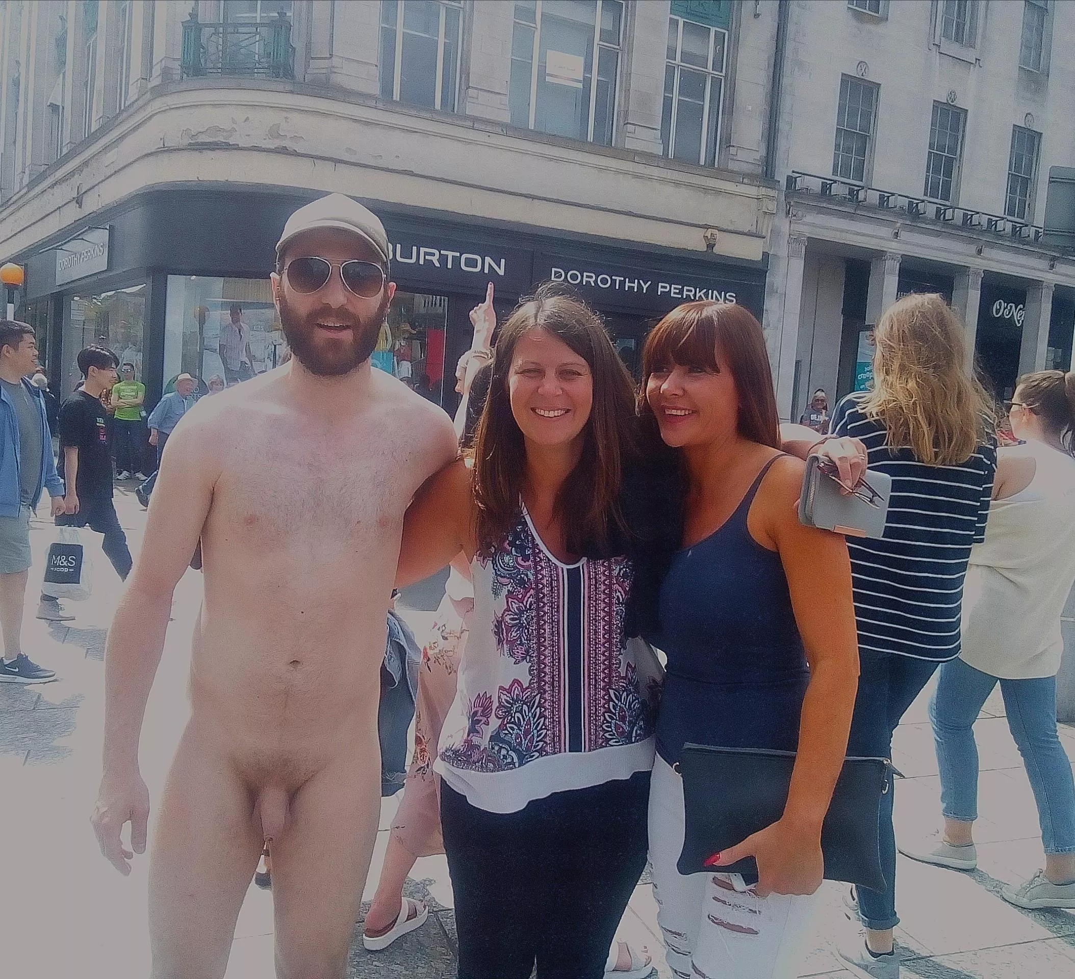 WNBR CFNM. Girls laughing at chode micropenis nude in public. posted by cfnmfangirl