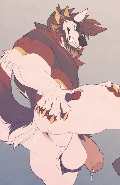 Wolf butthole (CervineCity) by Kaalaa1000