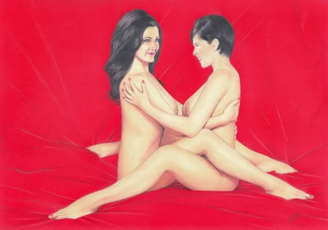 Wonder Woman and Batgirl, by Tim Grayson by sylvyrfyre