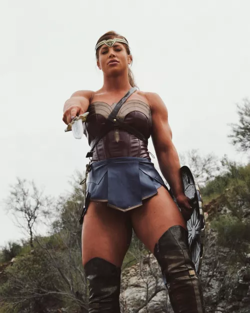 Wonder Woman by Sheena Wrestler by lhwchamp