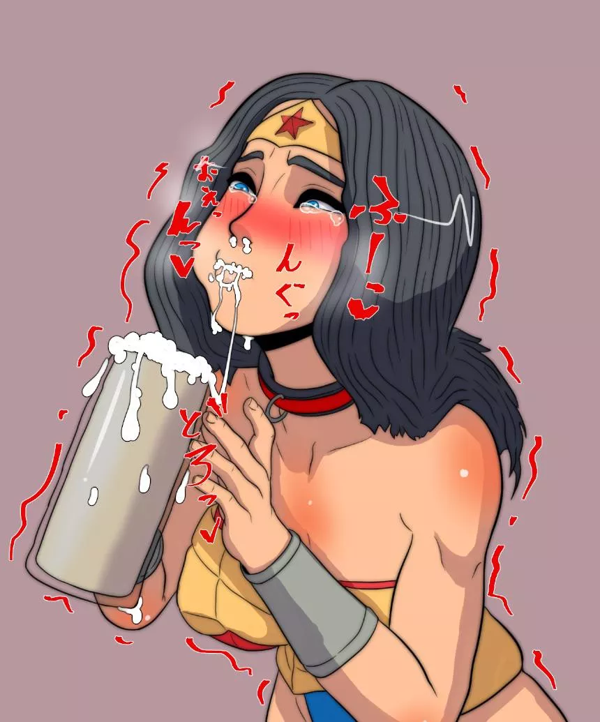 Wonder Woman Can't Finish It All (sen-kg) [DC Comics] posted by Iamdoingathing