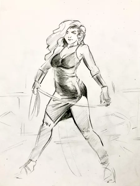 Wonderwoman ready to go! by Cksongz