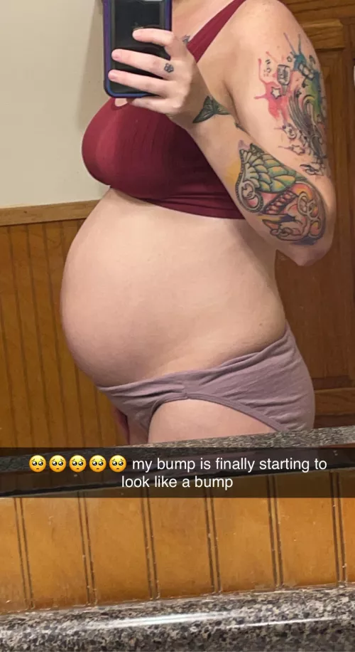 Woooow it only took 30 weeks to get my bump by Boopbooperz