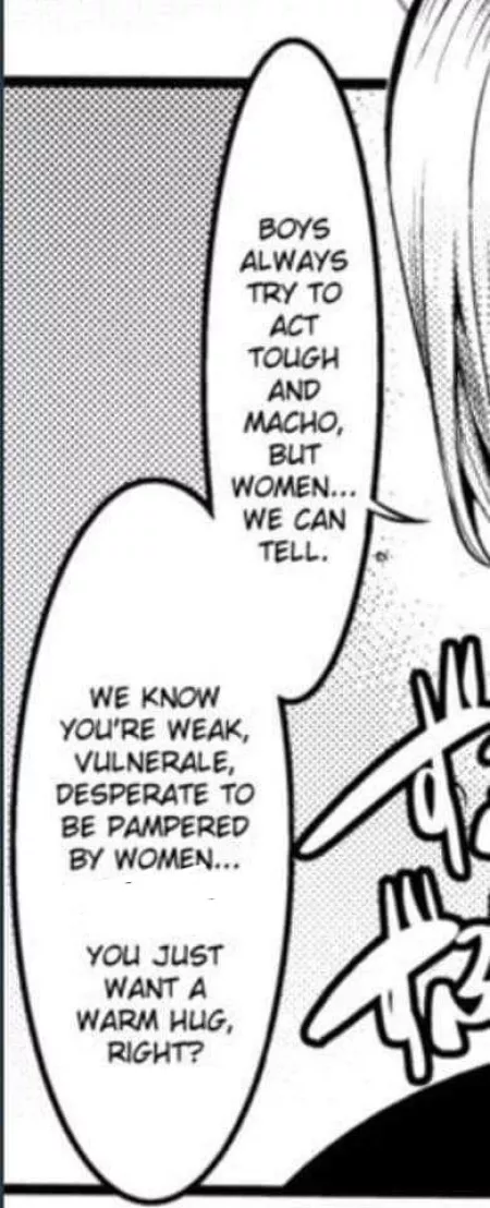 Wordings are a bit off but I agree with this. Men deserve to be loved and pampered (and tortured like the cute sluts they're) by swiftcrey